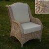 Poltrona bergere midollo white