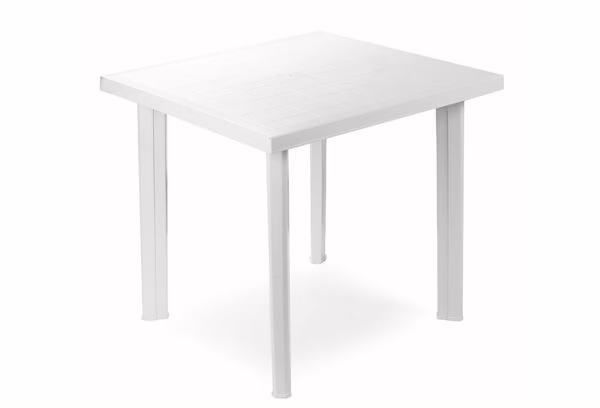 Tavolo in plp fiocco bianco