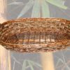 Cesta ovale allungata treccia
