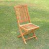 Sedia in legno di teack