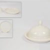 Burriera ceramica bianca