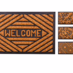 Zerbino cocco con bordo in gomma