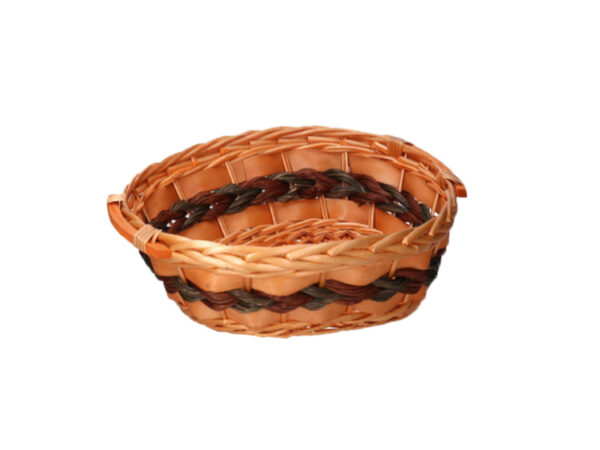 Cesta vimini Winnie miele tondo