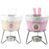 Set per fonduta cioccolato cup-cake
