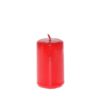 Candela pillar lucida rossa