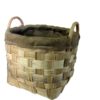 Cesta fiordella castagno quadr c-fodera