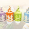 Barattolo ceramica con pulcino 4 col