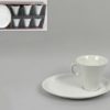 Tazza Espressino Con Piatto Ovale 100ml