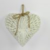 Cuore vimini bianco