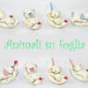 Soggetti animali su foglia