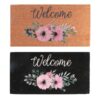 Zerbino cocco welcome con fiori