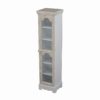 Mobiletto country rose vetrina alto