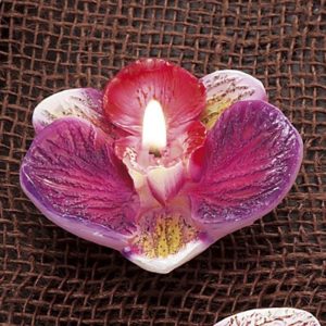 Candela galleggiante orchidea