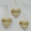 Decorazione cuore stoffa