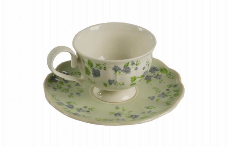 Tazza In Porcellana Con Piattino Linea La Belle
