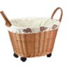 Cesta ovale con ruote