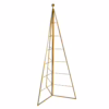 Albero di natale metallo oro cm61x69h150