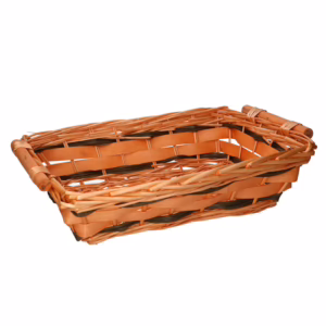 Cesta vimini miele rettangolare cm 43-48x 33h12