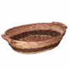 Cesta vimini noce ovale cm 47-52x39h13