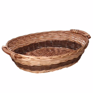 Cesta vimini noce ovale cm 47-52x39h13