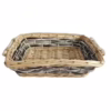 Cesta vimini Kitty naturale rettangolare