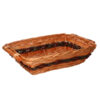 Cesta vimini Winnie miele rettangolare cm50-55x40h14