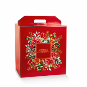 Box Panettone e bottiglia botanica christmas  3 pz