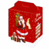 Box Panettone e bottiglia 4 Pz