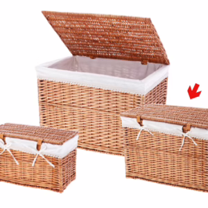 Cesto rettangolare in salice "Lauer" medio