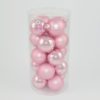 Set palle rosa in vetro
