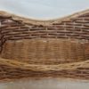 Cesta Vimini Fascia Noce Rettangolare Svasata Cm64X39H13/23