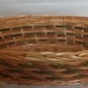Cesta Vimini Fascia Marrone Verde Ovale Cm52X39H13