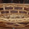 Cesta Vimini Fascia Marrone Ovale Grande