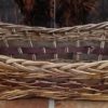 Cesta Vimini Fascia Marrone Bordeaux Rettangolare Svasato Cm60X44H15/20 9321680000
