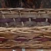 Cesta Vimini Fascia Marrone Bordeaux Rettangolare Cm49X38H14 9322150000