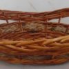 Cesta Cuffa Vimini Naturale Con Corda Ovale Cm35X25H9/13