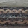 Cesta Vimini Grigio Sfoglia Bianco Rettangolare Cm50X38H13