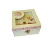 Scatola Rosina con Stoffa