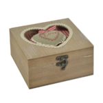 Scatola legno rouge quadra