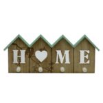 Appendino in legno "home" 4 posti