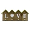 Appendino in legno "love" 4 posti