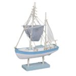 Decorazione barca in legno linea mare