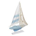 Decorazione barca in legno linea mare