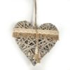 Decorazione cuore in vimini