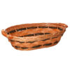 Cesto vimini miele ovale cm. 34-38x30H10