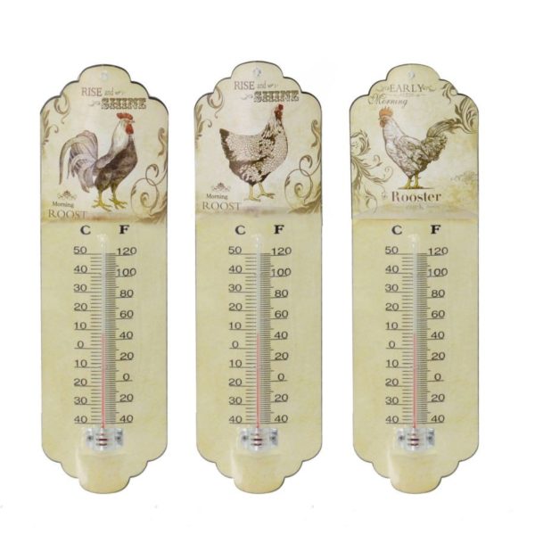 Termometro metallo gallo