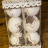 Set 6 palle decorative con bottone