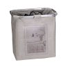 Cestone Tessuto Sacco Grigio Doppio Pieghevole