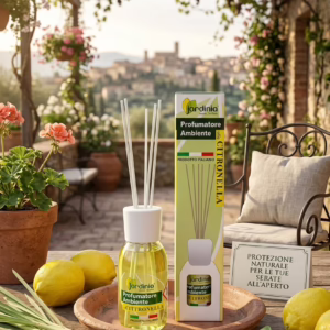 Profumatore Con Bastoncini Essenza Citronella 125 ml