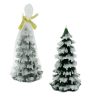 Candela Tema Albero Di natale Verde Innevato